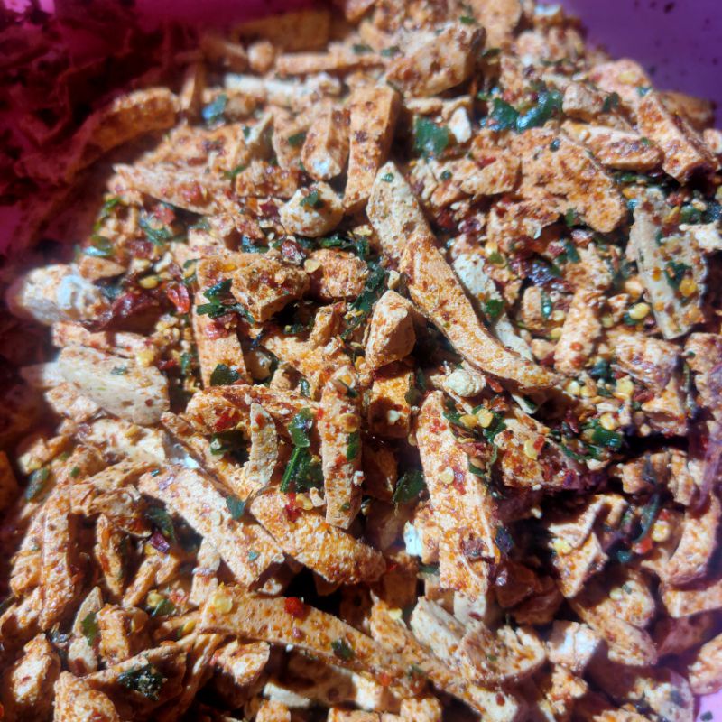 

Nycyta Home Makanan Ringan Basreng Pedas Daun Jeruk Kemasan 250 Gram Tanpa Po