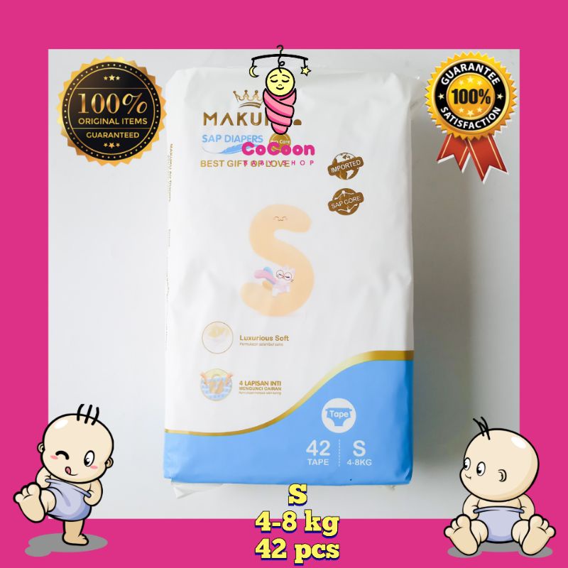 Popok Bayi Makuku Procare Pro Care Air Diapers Tape S42 S 42 Perekat