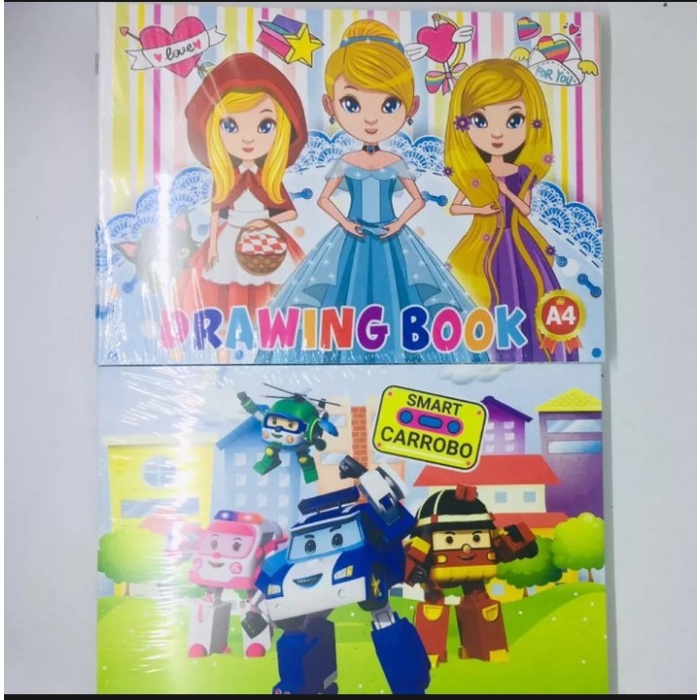 

Produk Buku Menggambar / Drawing Book Isi 1 Pack (10 Pcs Motif Campur Cewe Da Trendi