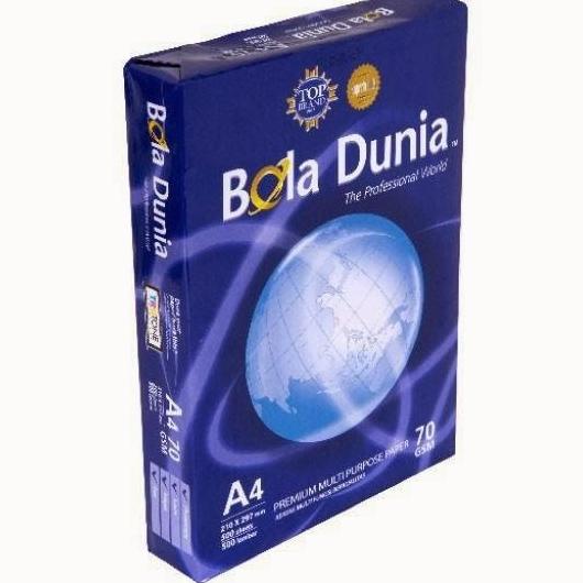 

SALE Bola Dunia Kertas HVS A4 70 gsm 210 x 297 mm / Print / Fotocopy