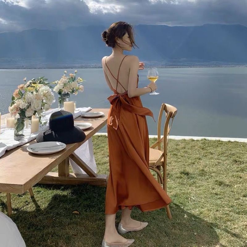 DRESS PANTAI / SEXY DRESS / KOREAN DRESS IMPORT / WHITE DRESS / PARTY DRESS