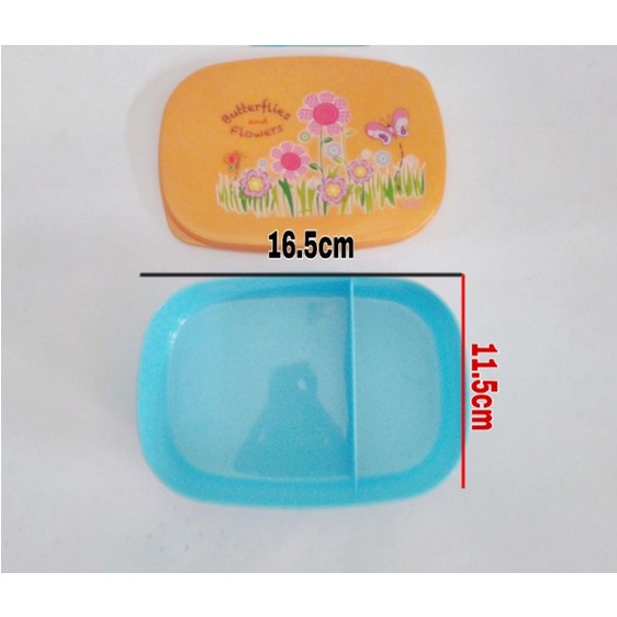 Lunch Box Anak Sekat 2 Merk Calista - Souvenir Ulang Tahun