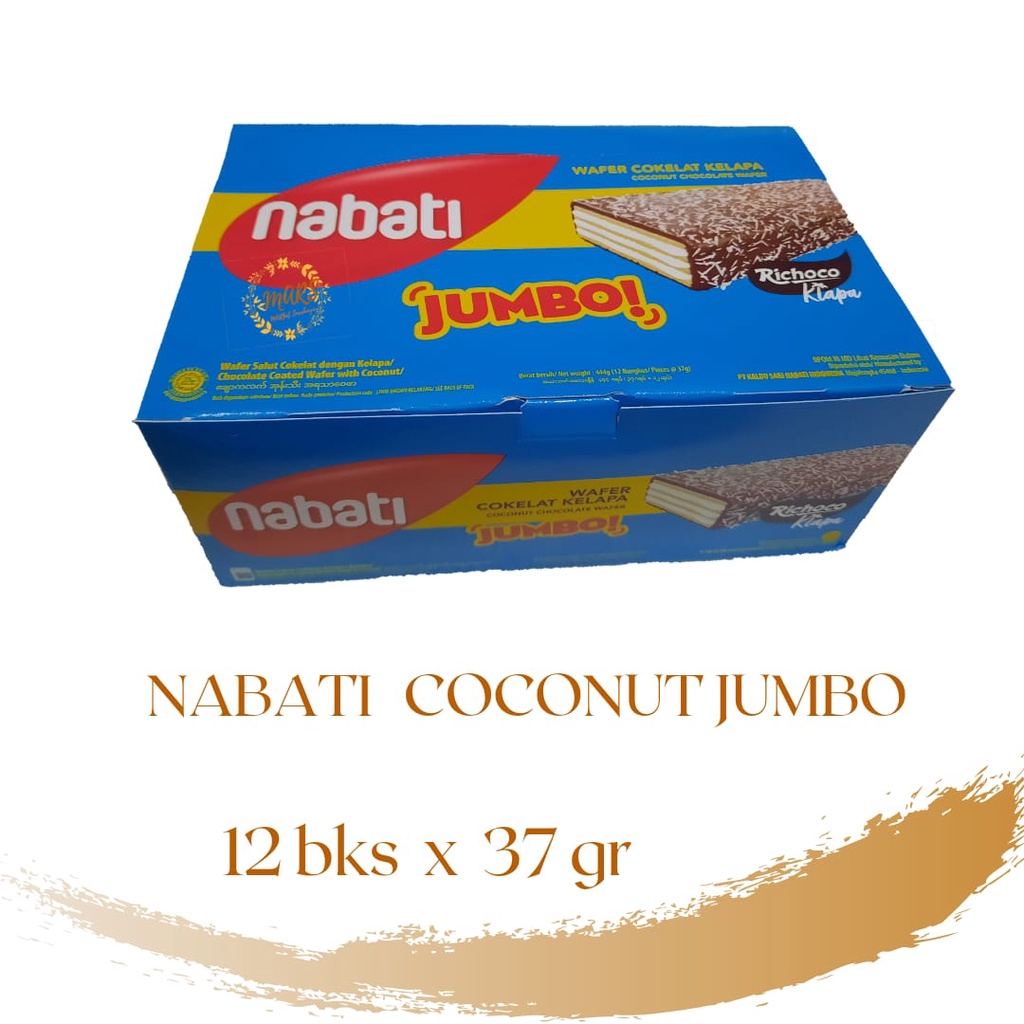 Nabati Wafer Salut Cokelat Kelapa/Cokelat