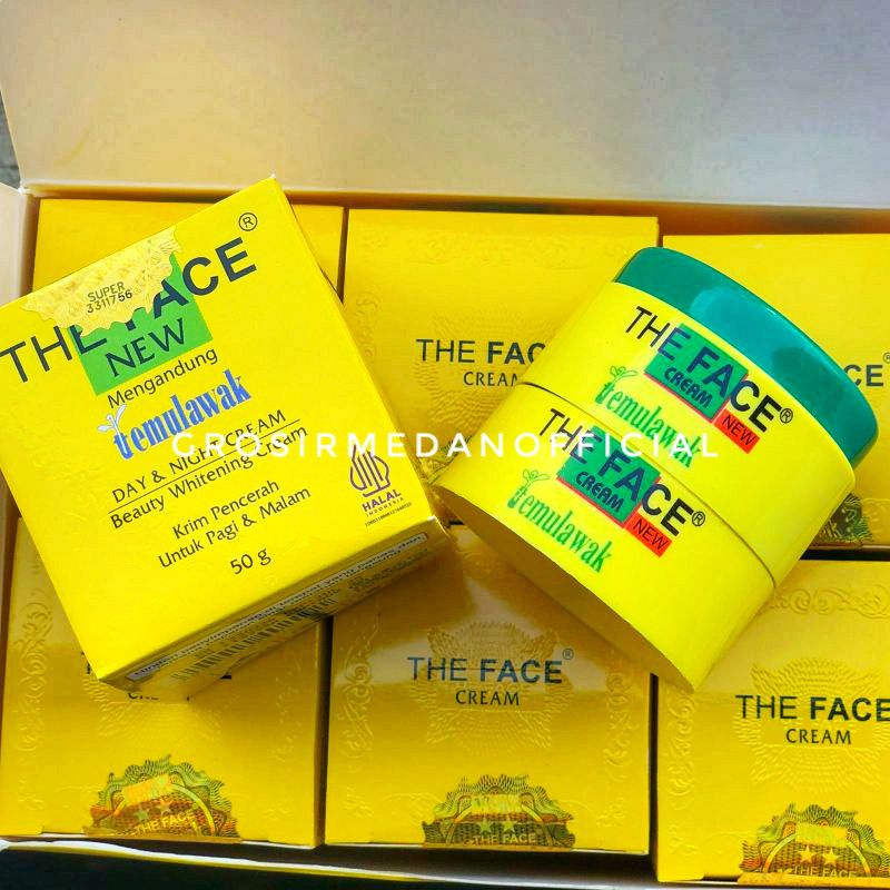 THE FACE TEMULAWAK BPOM ORIGINAL - CREAM DAY AND NIGHT - KRIM SIANG MALAM TEMULAWAK - MEMBUAT KULIT PUTIH LEMBUT DAN SEHAT