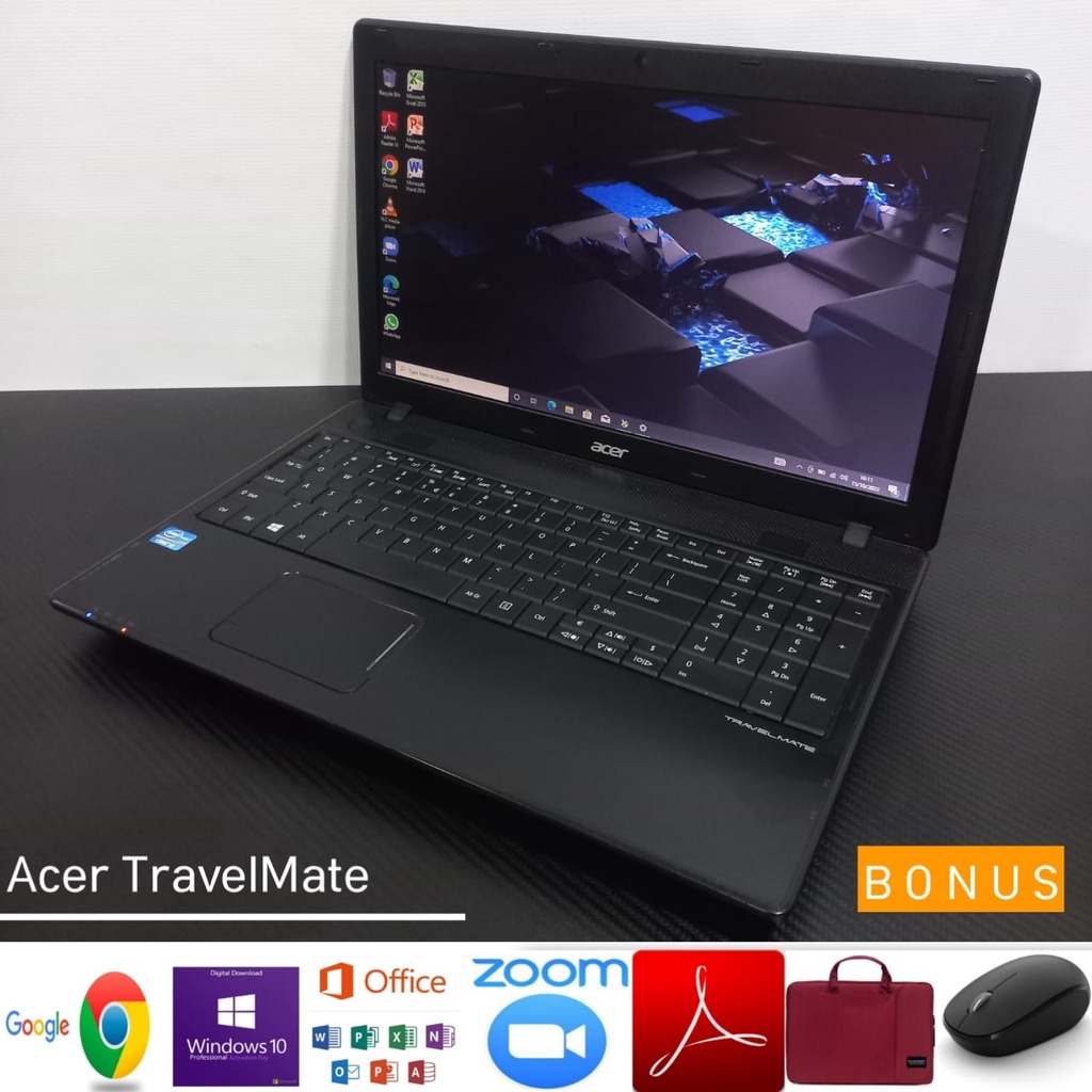 Laptop Acer Travelmate 453-M Intel Core i3 Gen3th Ram 4GB HDD 500GB CPu 2.4GHz