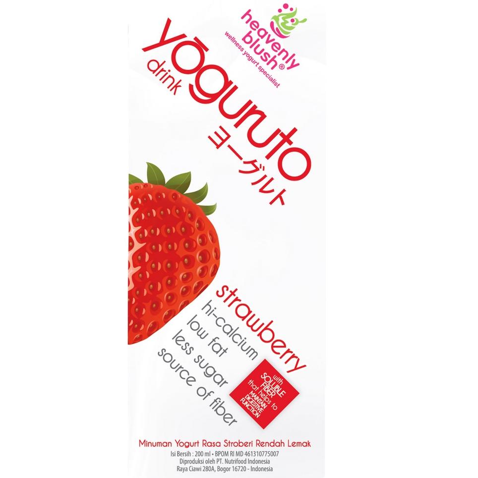 

11.11 Yogurt Heavenly Blush Yoguruto Strawberry [12Px180ml] serbuuu !