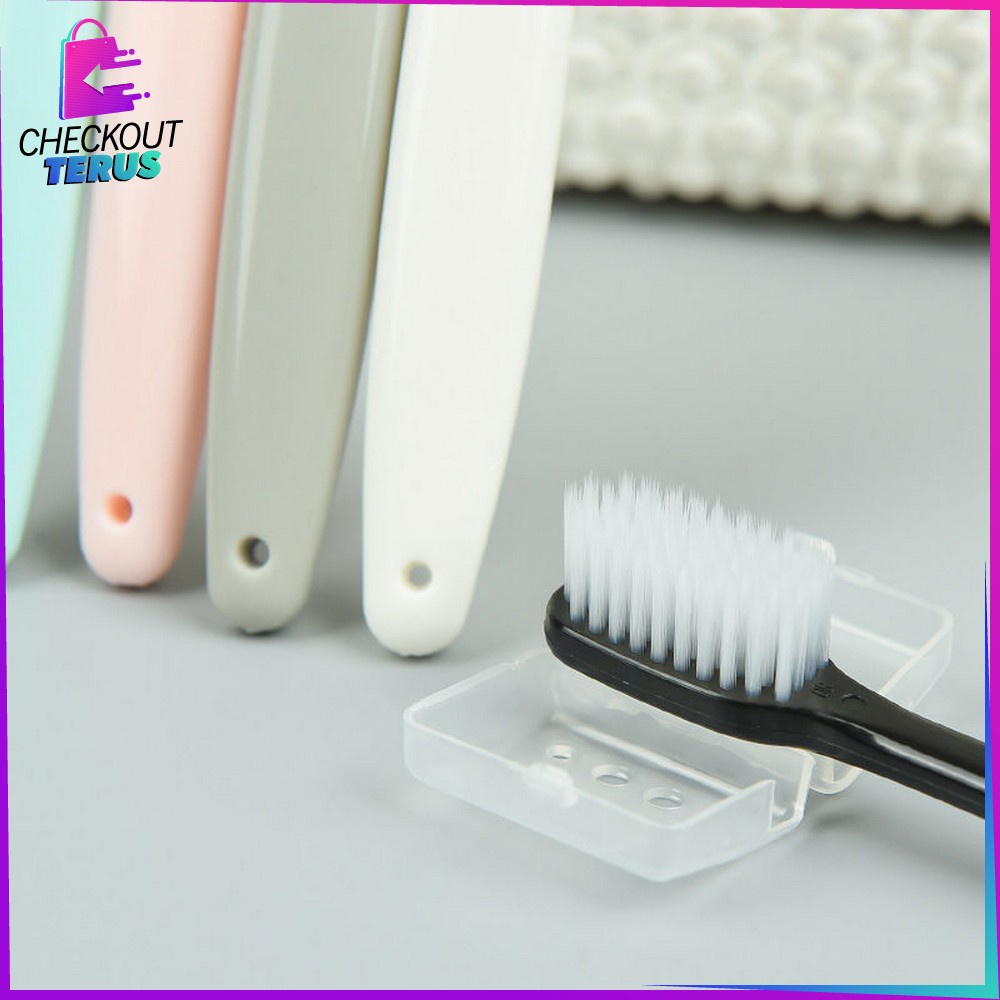 CT C676 Sikat Gigi Dewasa 1 SET ISI 10 PCS Bahan Lembut 1 Pack Tootbrush Double Care Sensitive Sikat Gigi Nano Tech
