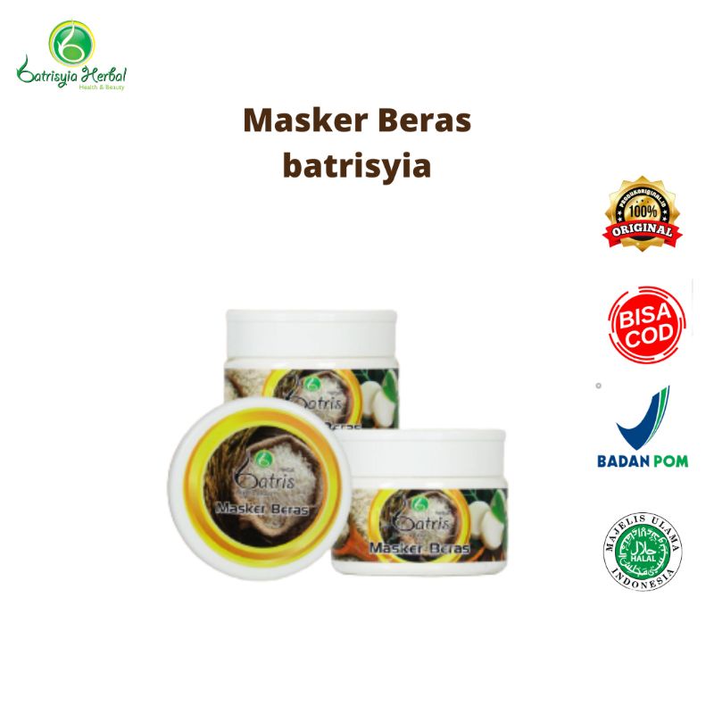 Batrisyia Masker Beras / Masker beras alami