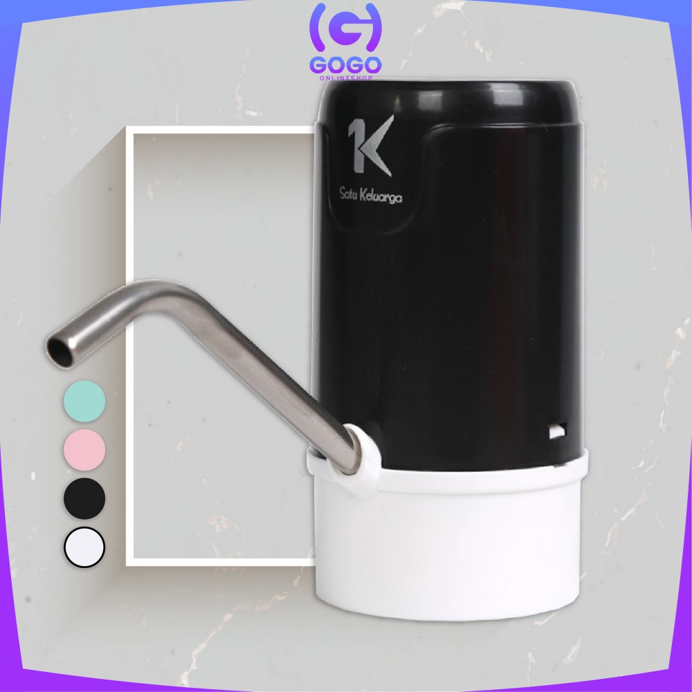 GOGO-C475 Pompa Galon Elektrik Dispenser Air Minum Gallon Recharge Gallon Pump / Dispenser Air Elektrik / Pompa Galon Elektrik Listrik USB Charger