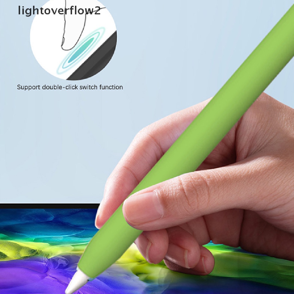 (lightoverflow2) Casing Pelindung Apple Pencil Generasi Ke2 (ID)