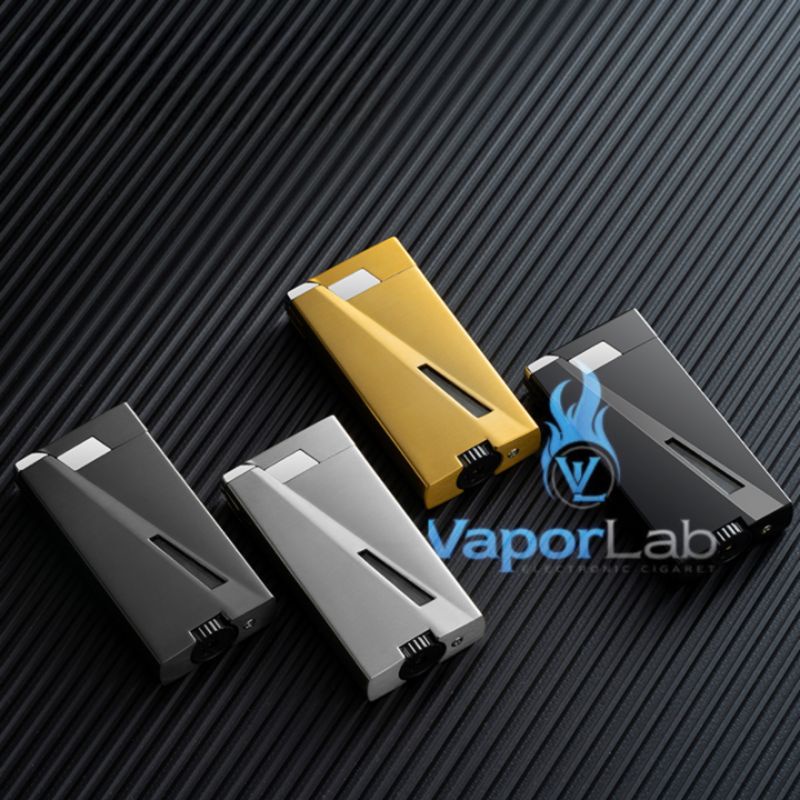 mancis korek api bara las elegant blue jet torch gift lighter polos murah