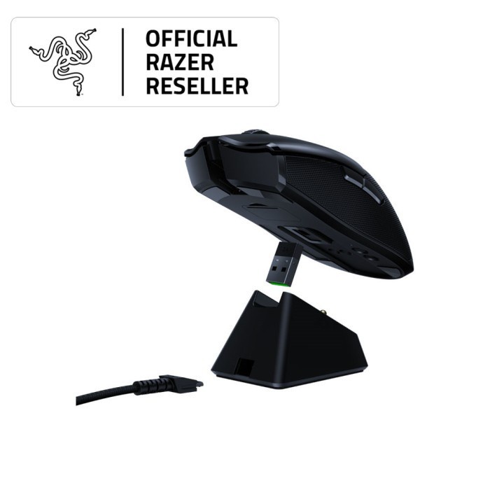 Razer Viper Ultimate Black with Charging Dock Gaming Mouse Wireless HyperSpeed - Garansi Resmi ORIGINAL 100%