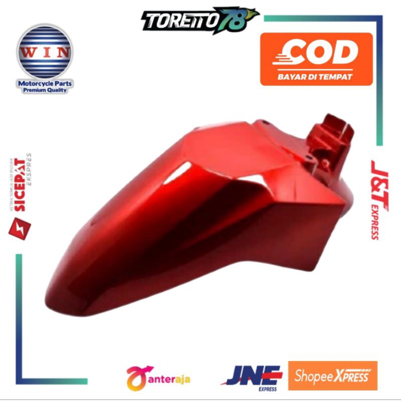 Slebor Depan Front Fender Spakboard Merk WIN Depan Honda Beat Fi 2012 Up