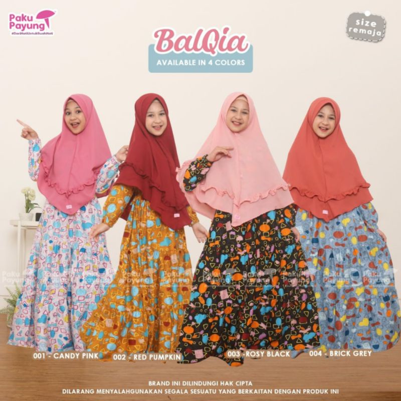 PROMO GAMIS ANAK PAKU PAYUNG BALQIA/PROMO BAJU GAMIS ANAK/GAMIS PAKU PAYUNG