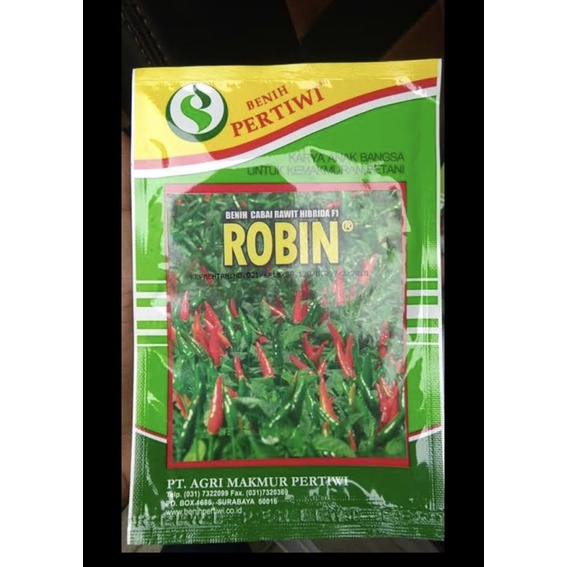 Benih Cabai Rawit Hibrida F1 Robin 10gr