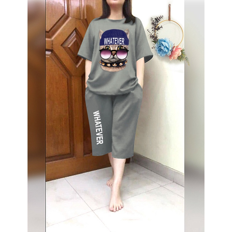 RILLO - Setelan Jumbo 3/4 Whatever Fit XXL