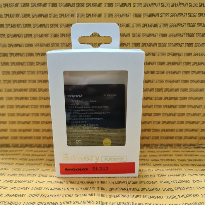 Batre Batere Battery Lenovo A6000 - A6000+ - A6010 BL242 Original 100%