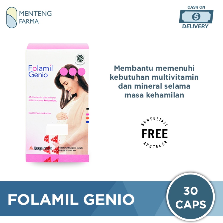 Folamil Genio - Multivitamin dan Mineral Khusus Ibu Hamil