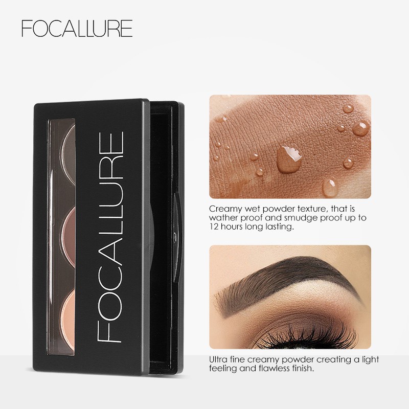 FOCALLURE Eyebrow Pensil Eye Brows Powder-Eyebrow Kit Alis Somethinc Eyebrow Teardrop Brow Definer FA04