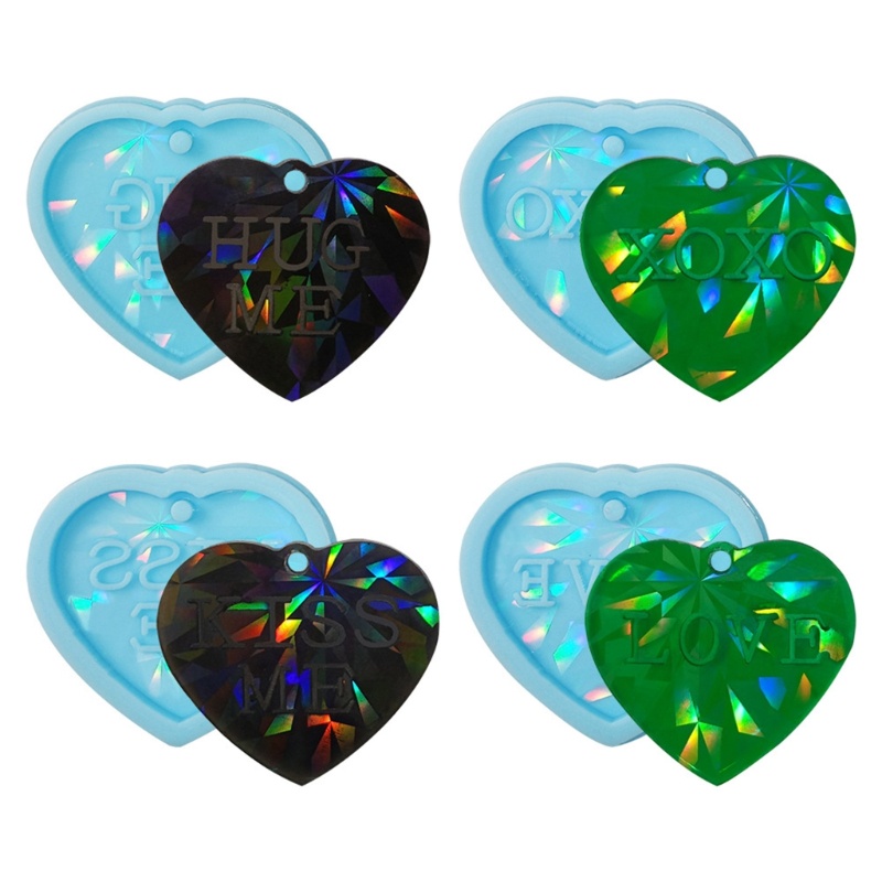 Cetakan Resin Epoxy Untuk Gantungan Kunci / Perhiasan