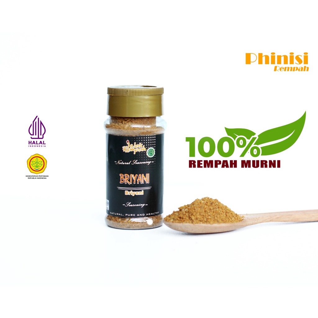 

Briyani Bubuk (20 Gr untuk 1 Kg nasi Briyani)