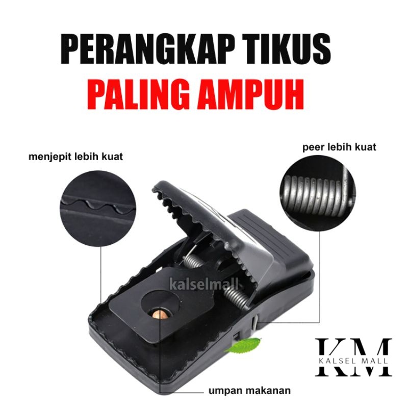 Jebakan Jepitan Perangkap Penjebak Jepitan Tikus PALING EFEKTIF AMPUH BISA DIPAKAI KEMBALI Jepretan Pembasmi Pengusir Mouse Trap Jepit Aman Tanpa Racun Basmi Tikus ART48