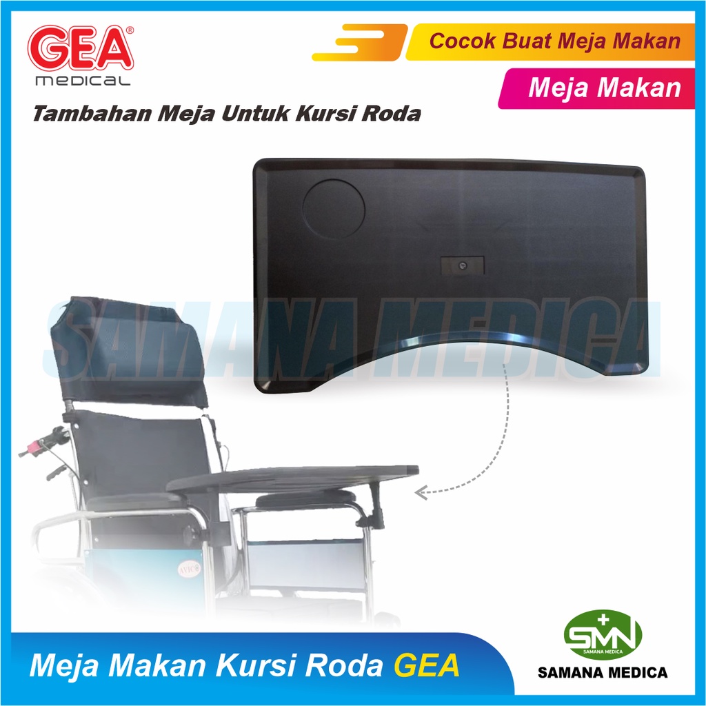 Meja Makan GEA Tambahan Meja Untuk Kursi Roda - Tray Makan merek GEA Tebal Kuat Murah GEA FS505