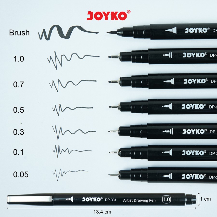 

Drawing Pen Pena Gambar Joyko DP-331-7 (1Set 7 Pcs)+