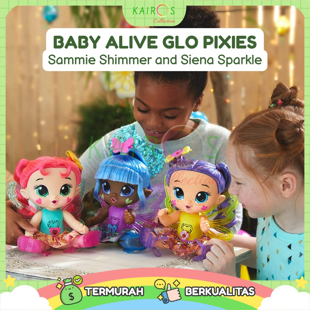 Baby Alive Glo Pixies Doll Siena Sparkle