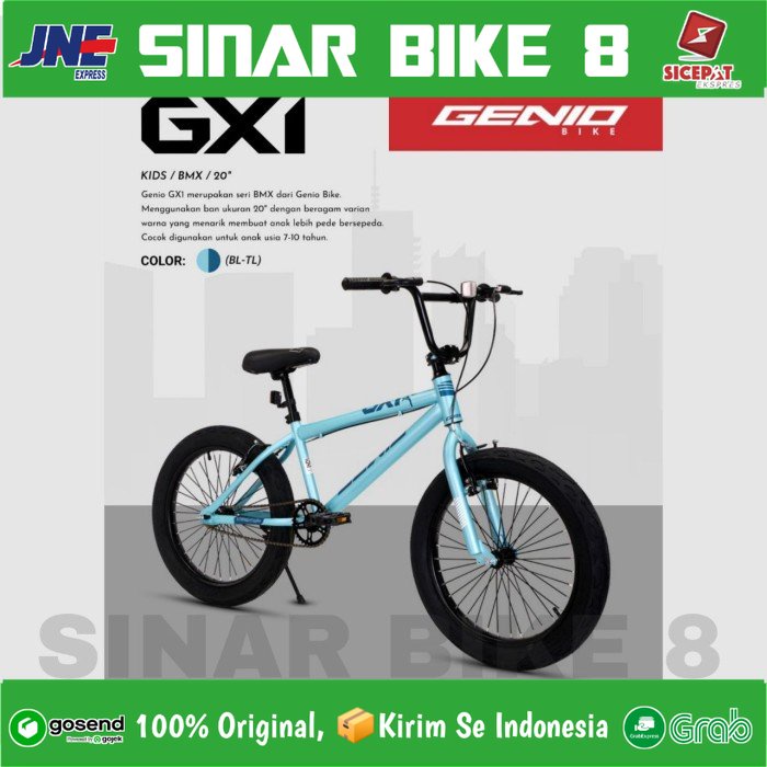 Sepeda Anak Laki Ukuran 20 Inch BMX GENIO GX 01