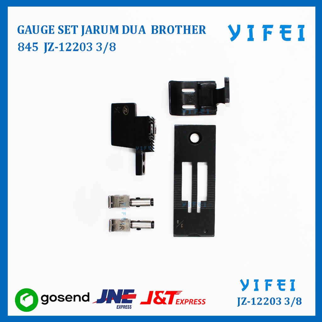 GAUGE SET JARUM DUA BROTHER 845 YIFEI-12203 3/8