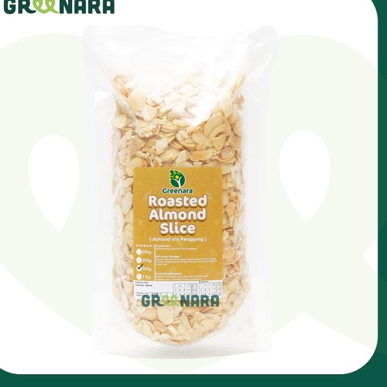 

✨10.10✨ Roasted Almond Slice 500gr / Almond Slice Panggang 500 gram serbuuu !