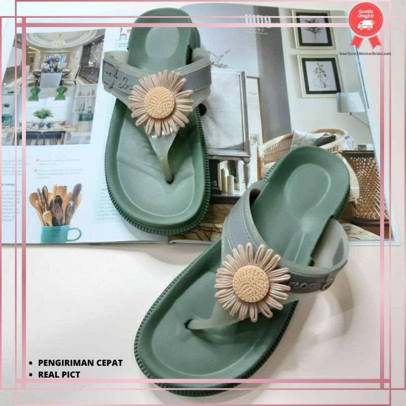 PROMO TERBARU DARI MY BABY ,Sendal Karet Kekinian Jelly Irsoe Jepit Import Murah COD