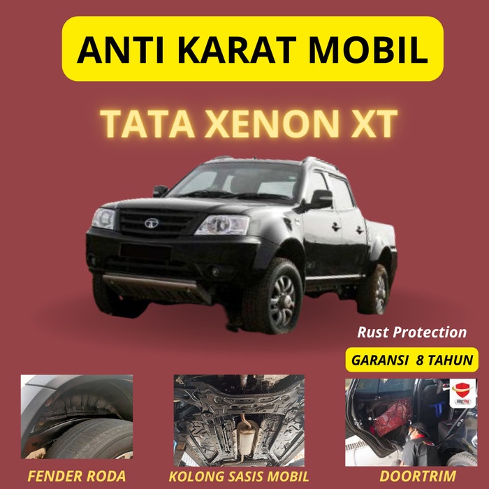 Cat Semprot Anti Karat Mobil ORI TATA Xenon Xt Rust Protection Terbaik - PAKET FULL