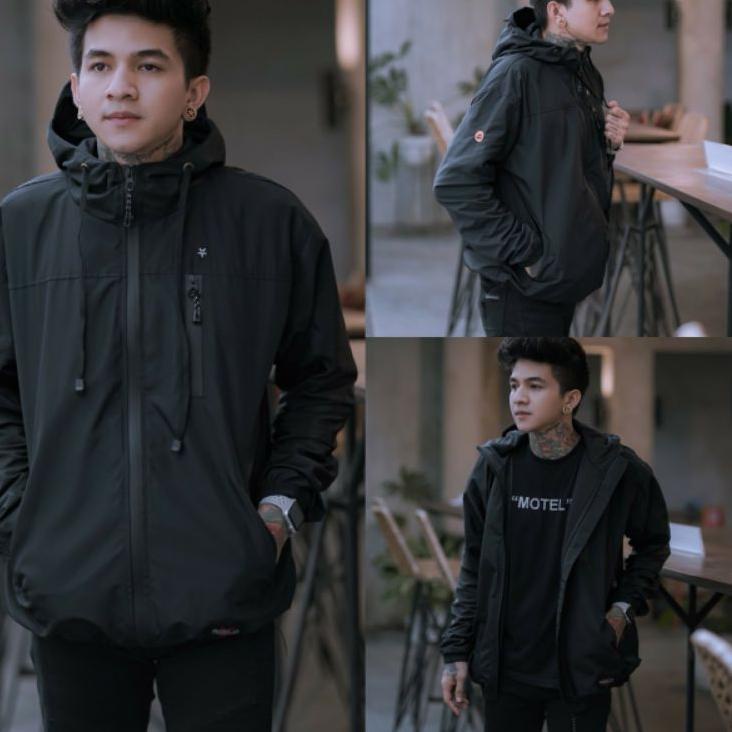 [KODE PRODUK HMH9M8358] JAKET PARASIT REBEL ID ORIGINAL - JACKET PARASUT WP CASUAL ZIPPER HOODIE SPO