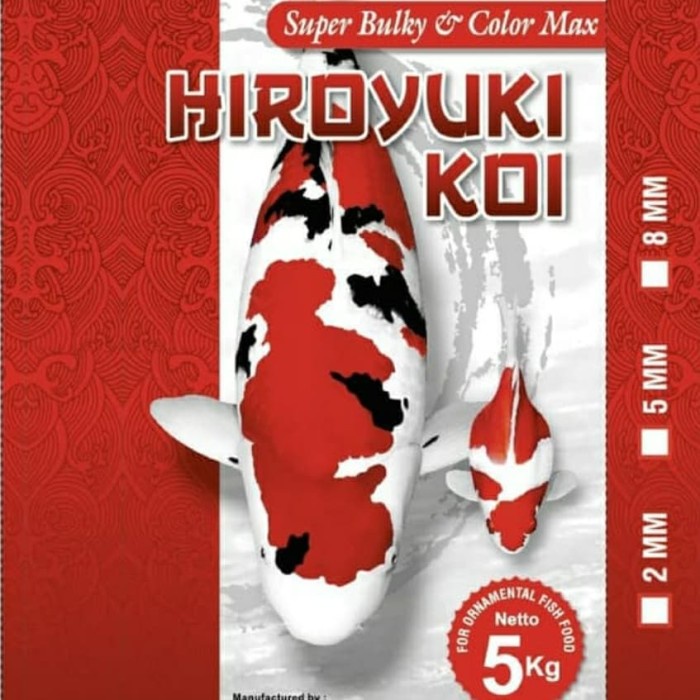 Pakan Ikan Koi Hiroyuki Koi Super Bulky & Colour Max