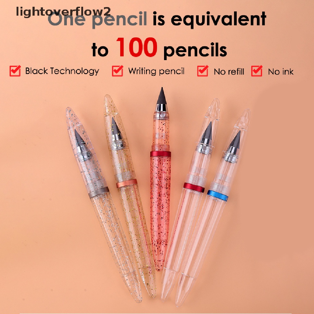 (lightoverflow2) Technoy Pensil Alis Akrilik Tanpa Tinta