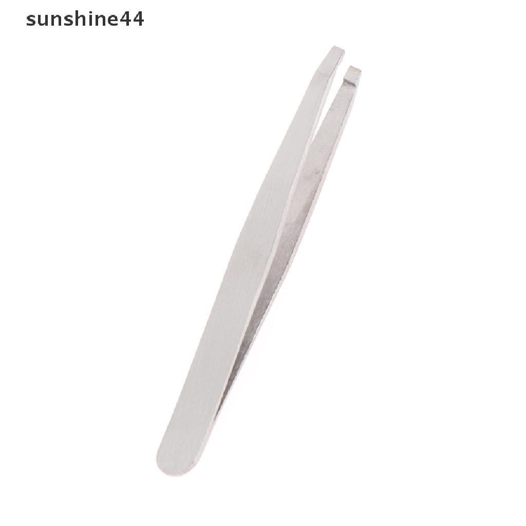 Sunshine Pinset Stainless Steel Untuk Alis / Bulu Mata Palsu