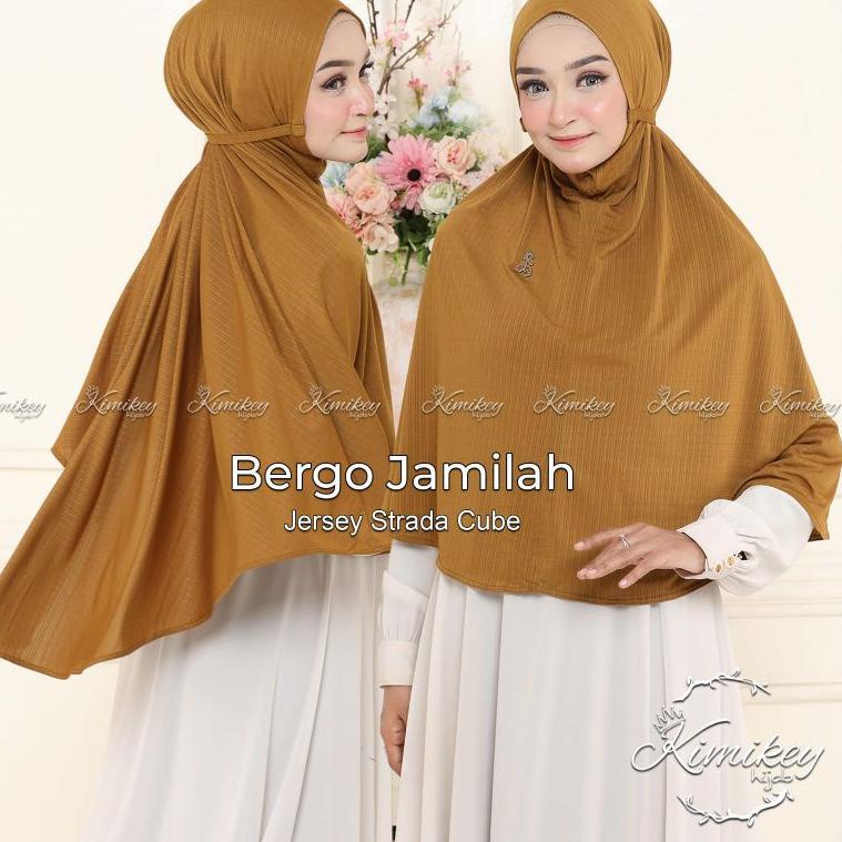 CG.18Oc22н ‑ Jilbab Khimar Bergo Simple Jamilah Ori Kimikey