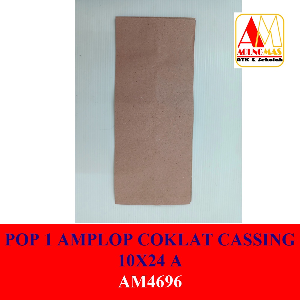 

POP 1 AMPLOP COKLAT CASSING 10X24 A