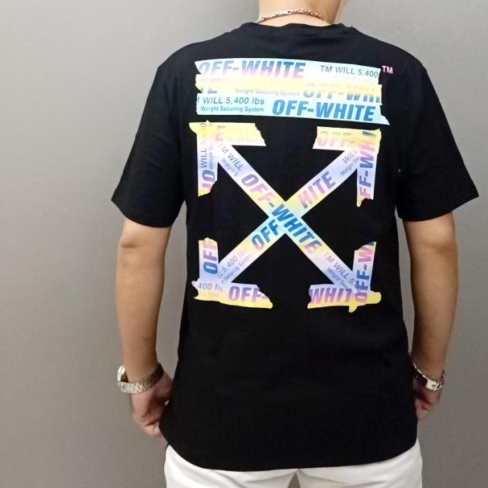 KAOS OFF WHITE FASHION PRIA DISTRO ORIGINAL IMPORT PREMIUM TSHIRT 95 NY86464TG