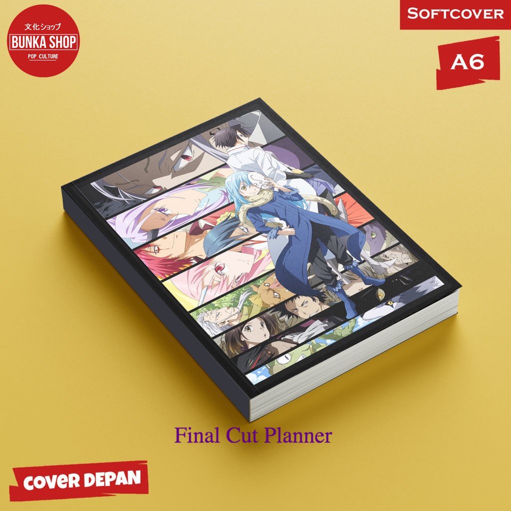 

Buku tulis polos/bergaris Anime Rimuru 4 Softcover A6 Buku Tulis Catatan Notes Agenda Planner Jurnal