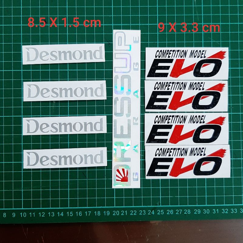 Jual STIKER VELG DESMOND EVO REGAMASTER | Shopee Indonesia