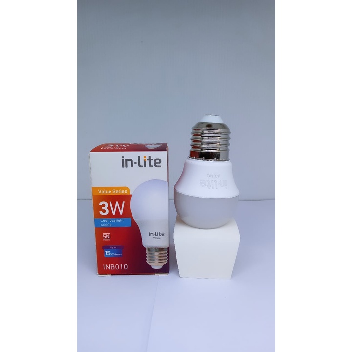 In-Lite Value Bulb Lampu LED 3 Watt INB010 Inlite bohlam led In lite