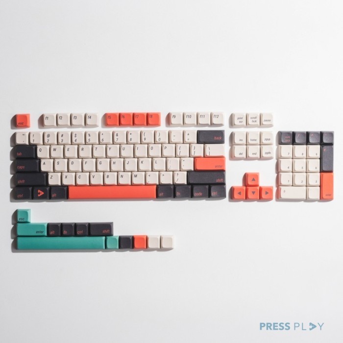 PRESS PLAY TOUCAN PBT DOUBLE SHOT KEYCAPS 115 SET XDA PROFILE