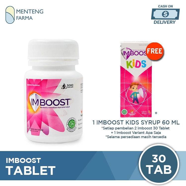 Imboost 30 Tablet - Vitamin Penambah Sistem Imun