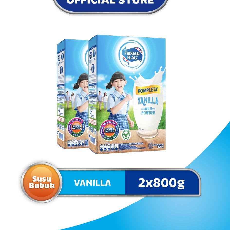 

₮ Frisian Flag Kompleta Vanilla 800gr x 2 ㅱ