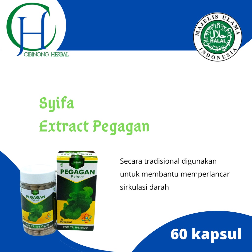 Extract Pegagan Syifa 60 Kapsul || 100% Produk asli Original