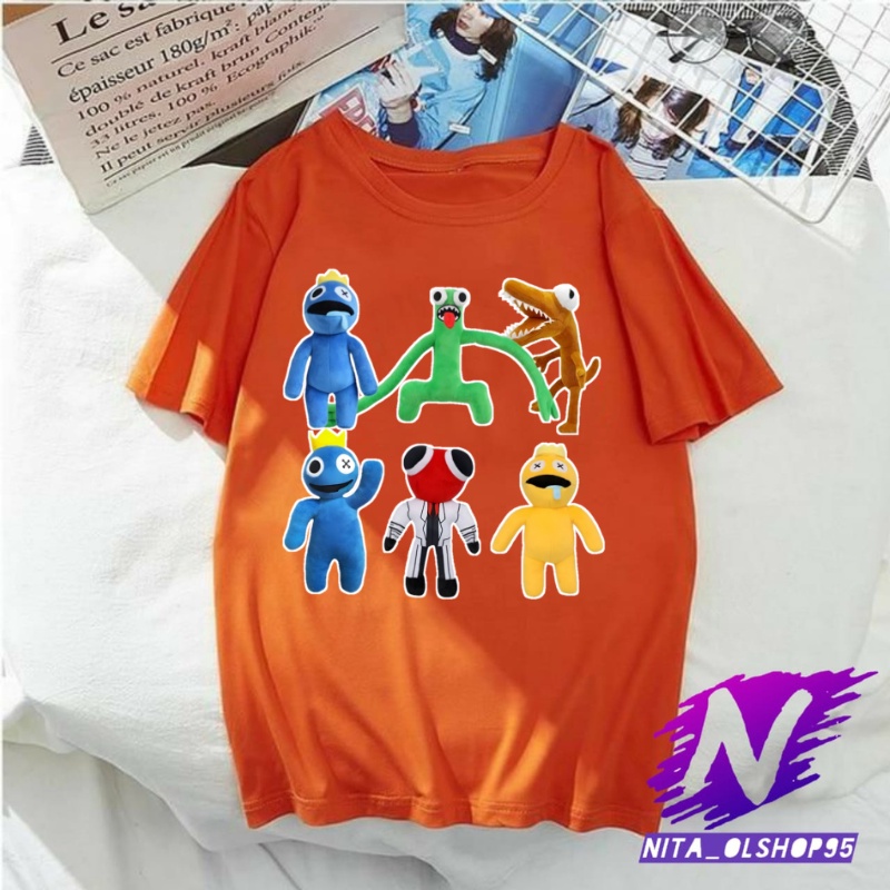 BAJU ANAK RAINBOW FRIENDS kaos anak rainbow friends game