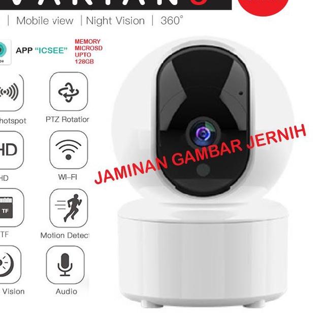 Doom Indoor CCTV With MicroSD Slot - CCTV Indoor Memory Card Tanpa DVR - Hitam